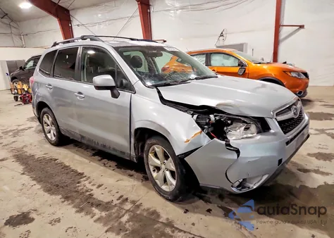 2015 Subaru Forester 2.5I Premium из США, поврежденный, VIN JF2SJADC4FH474464
